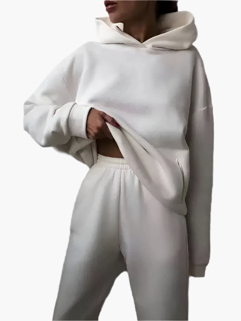 Lune London | Hoodie & Jogging Pants Set - Winter Leisure Set, Casual Relaxed Outfit