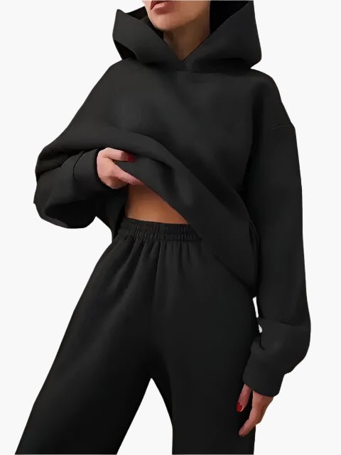 Lune London | Hoodie & Jogging Pants Set - Winter Leisure Set, Casual Relaxed Outfit