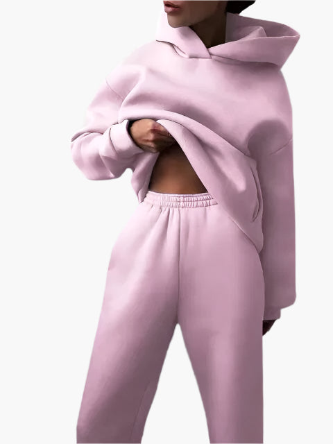Lune London | Hoodie & Jogging Pants Set - Winter Leisure Set, Casual Relaxed Outfit