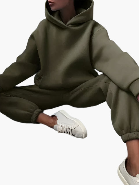 Lune London | Hoodie & Jogging Pants Set - Winter Leisure Set, Casual Relaxed Outfit