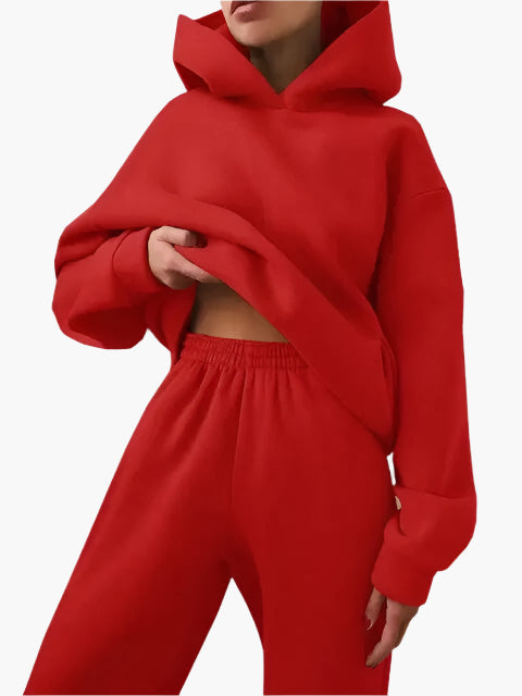 Lune London | Hoodie & Jogging Pants Set - Winter Leisure Set, Casual Relaxed Outfit