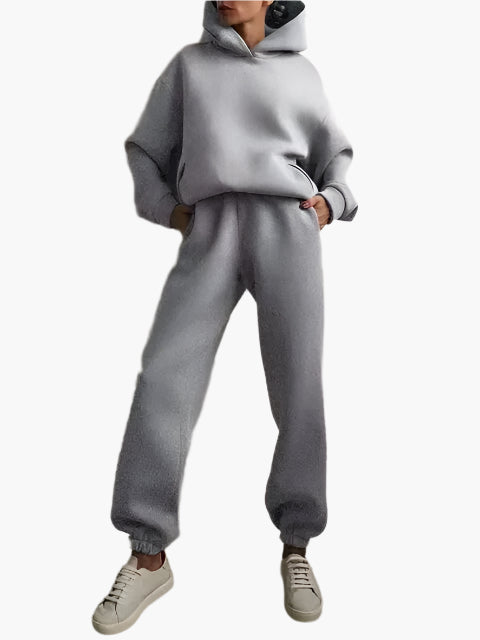 Lune London | Hoodie & Jogging Pants Set - Winter Leisure Set, Casual Relaxed Outfit