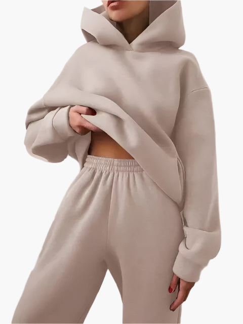 Lune London | Hoodie & Jogging Pants Set - Winter Leisure Set, Casual Relaxed Outfit