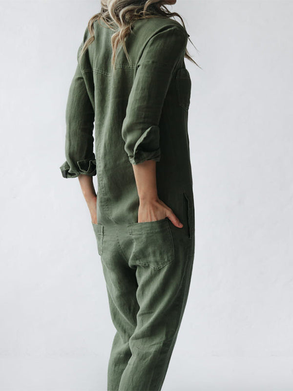 Chic und Stil | Loose Fit Button Up Long Sleeve Chic und Stil | Women's Clothing