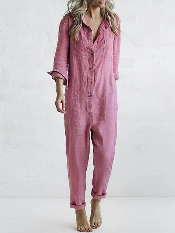 Chic und Stil | Loose Fit Button Up Long Sleeve Chic und Stil | Women's Clothing
