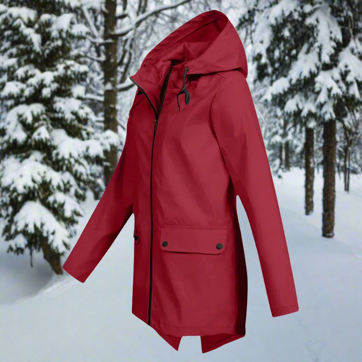 Lune London | Raincoat - Waterproof with Hood - Zipper & Adjustable Cuffs - Pockets