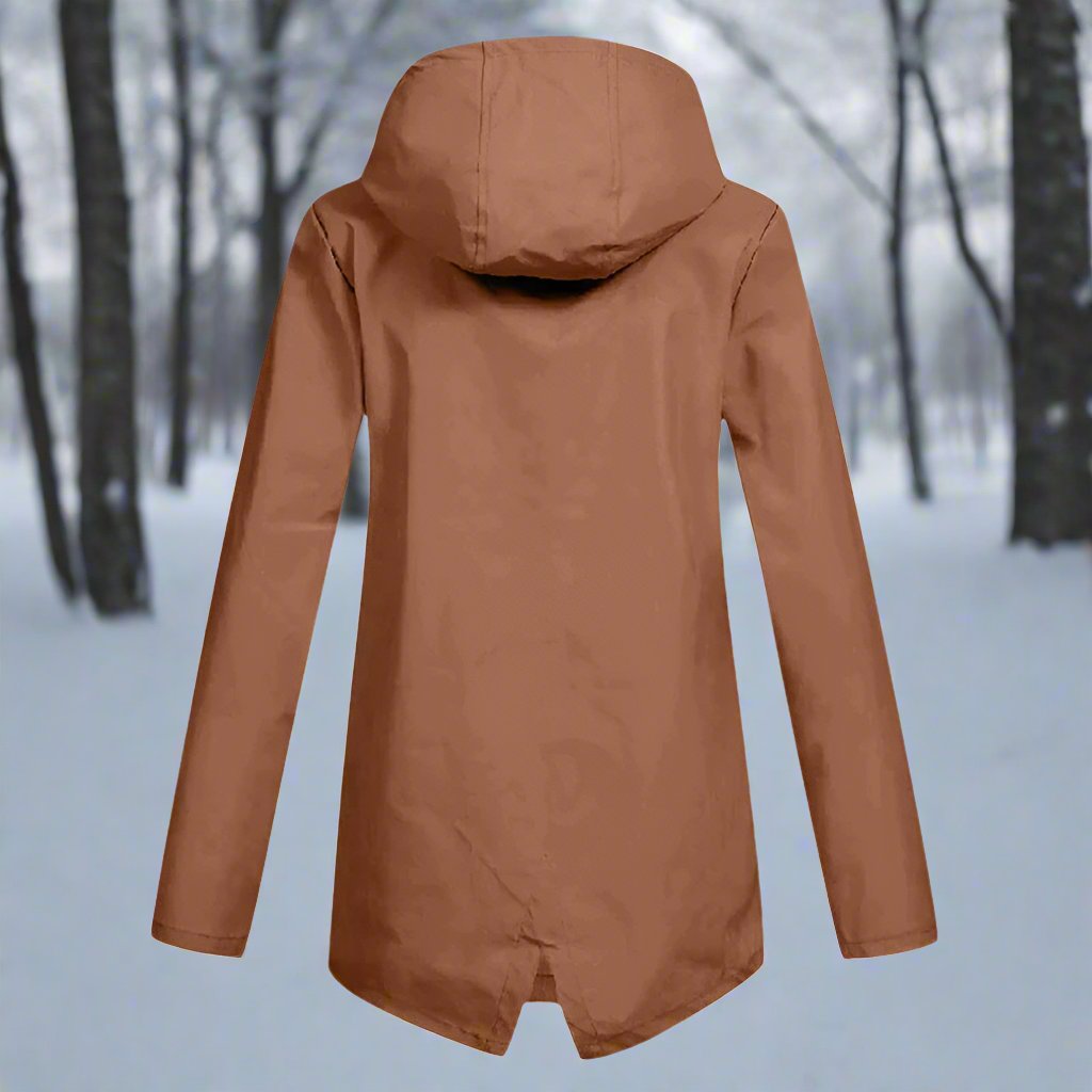 Lune London | Raincoat - Waterproof with Hood - Zipper & Adjustable Cuffs - Pockets