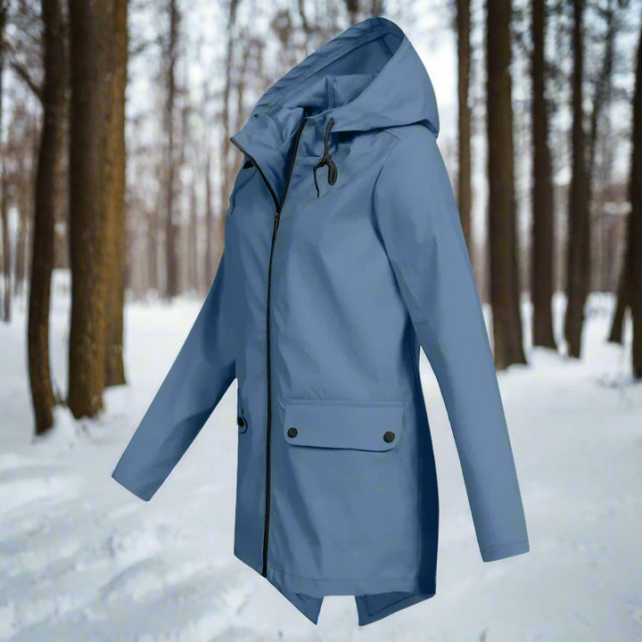 Lune London | Raincoat - Waterproof with Hood - Zipper & Adjustable Cuffs - Pockets