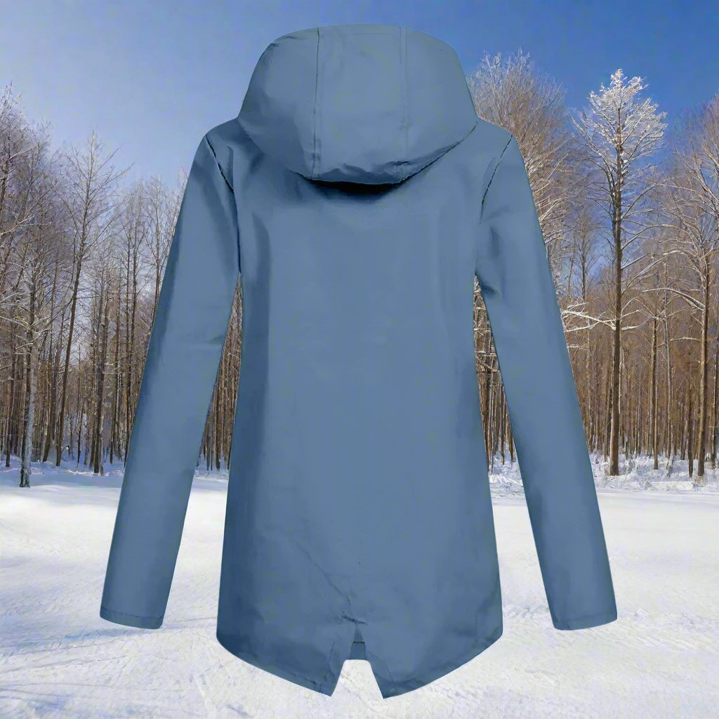 Lune London | Raincoat - Waterproof with Hood - Zipper & Adjustable Cuffs - Pockets