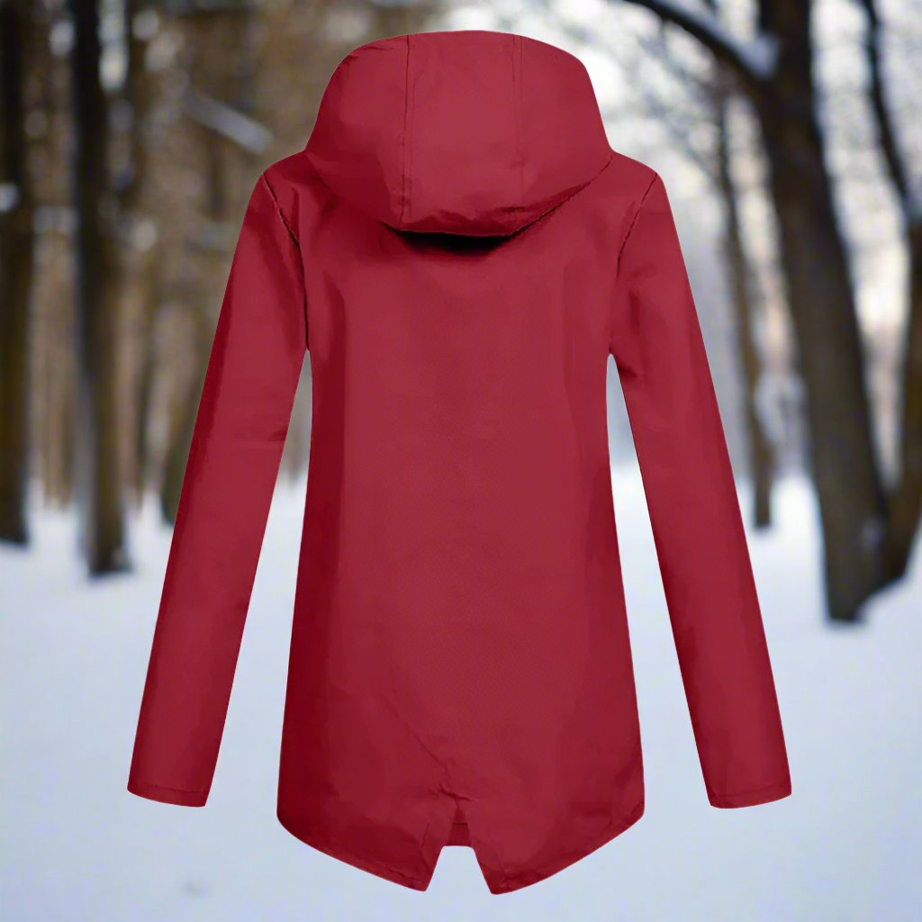 Lune London | Raincoat - Waterproof with Hood - Zipper & Adjustable Cuffs - Pockets