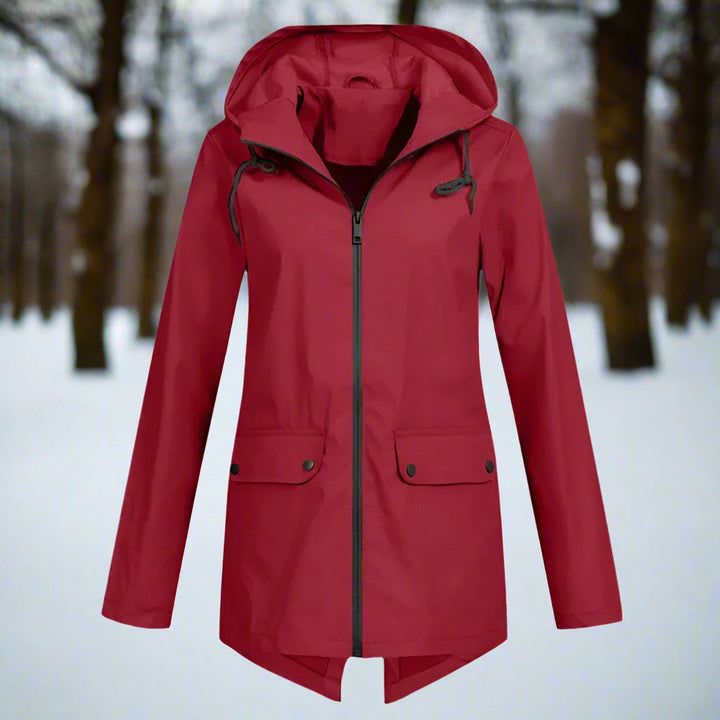 Lune London | Raincoat - Waterproof with Hood - Zipper & Adjustable Cuffs - Pockets