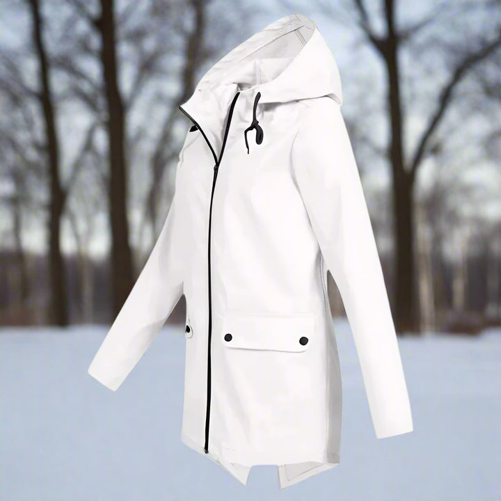 Lune London | Raincoat - Waterproof with Hood - Zipper & Adjustable Cuffs - Pockets