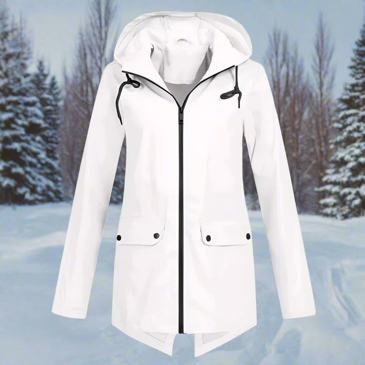 Lune London | Raincoat - Waterproof with Hood - Zipper & Adjustable Cuffs - Pockets