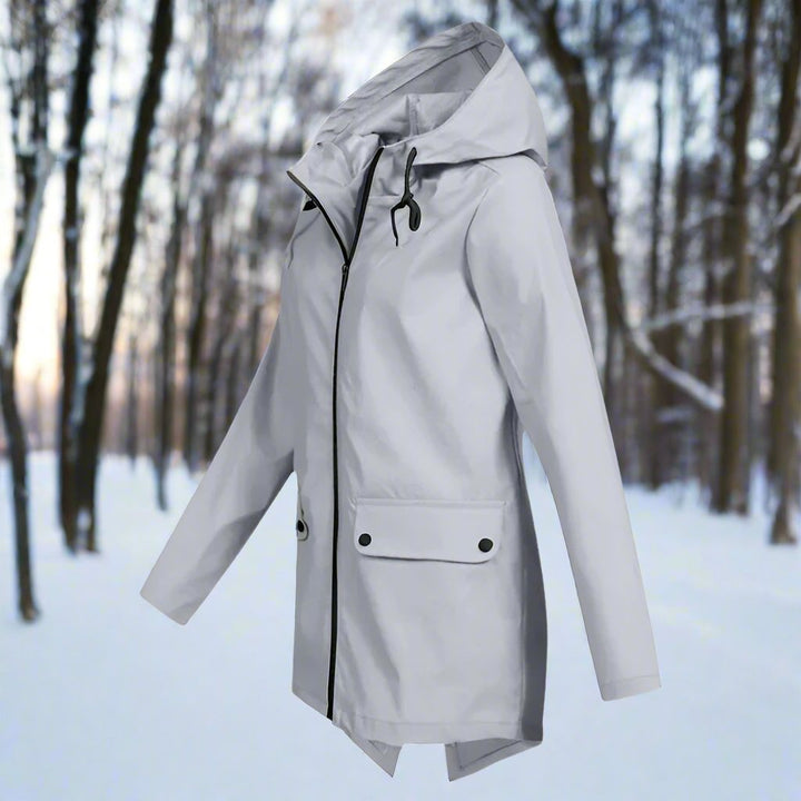 Lune London | Raincoat - Waterproof with Hood - Zipper & Adjustable Cuffs - Pockets