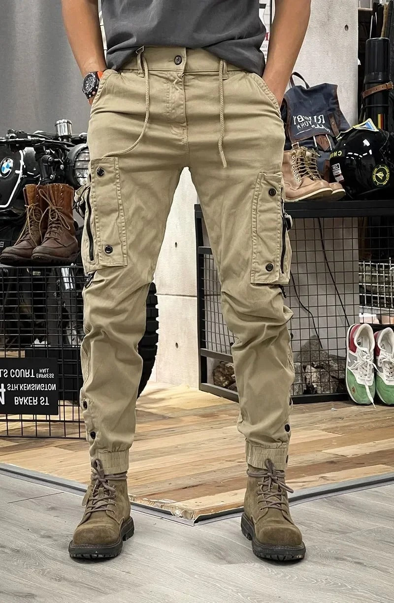 Lune London | Stretch Cargo Pants with Pockets