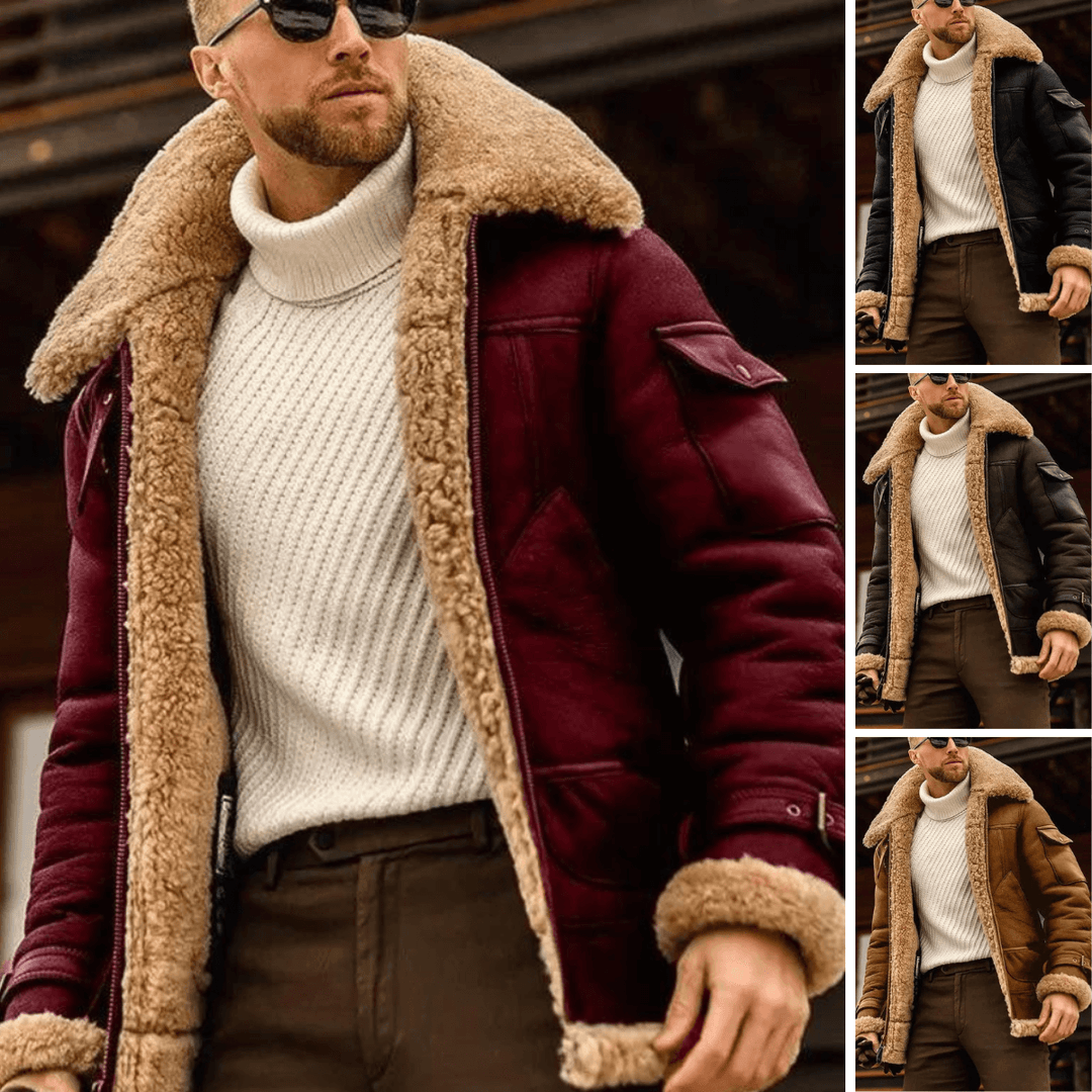 Lune London | Veste en cuir PU - Mode homme