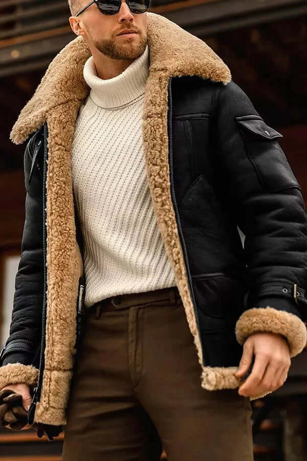 Lune London | Veste en cuir PU - Mode homme
