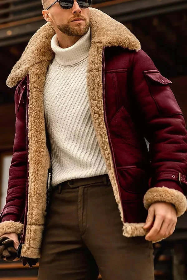 Lune London | Veste en cuir PU - Mode homme