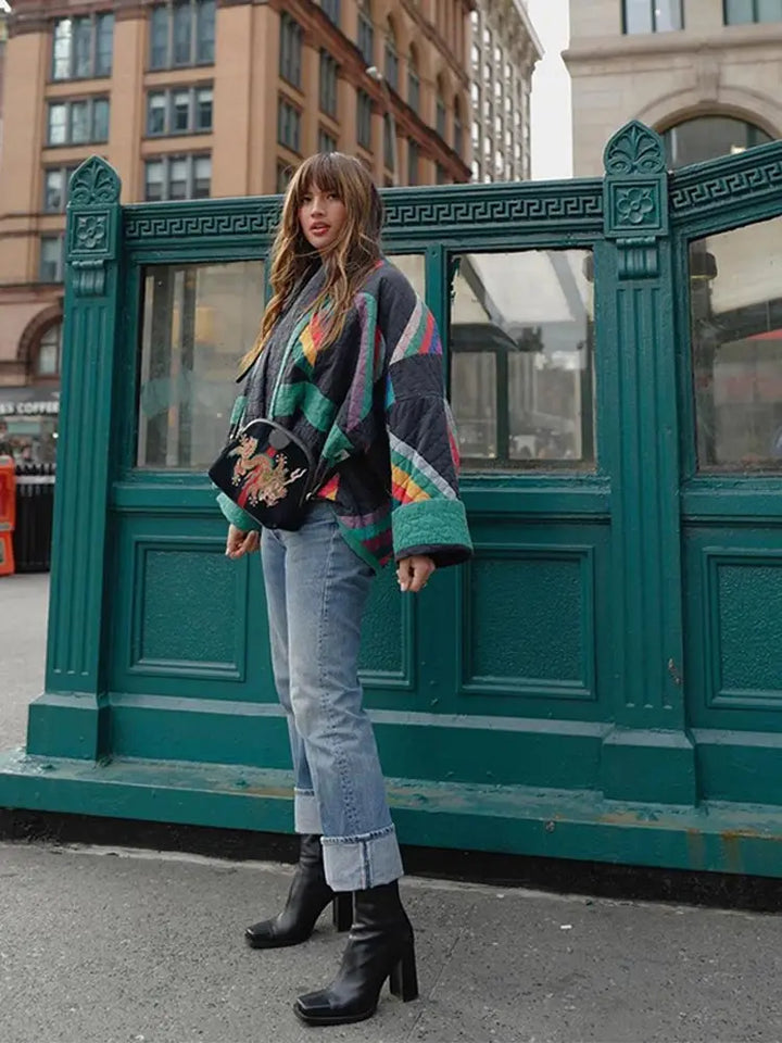 Lune London | Jacket - Stylish vintage boho jacket for women with unique prints