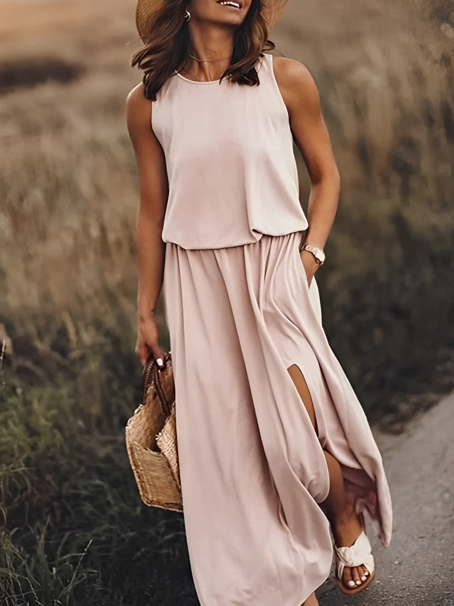 Lune London | Elegant Color Play Dress