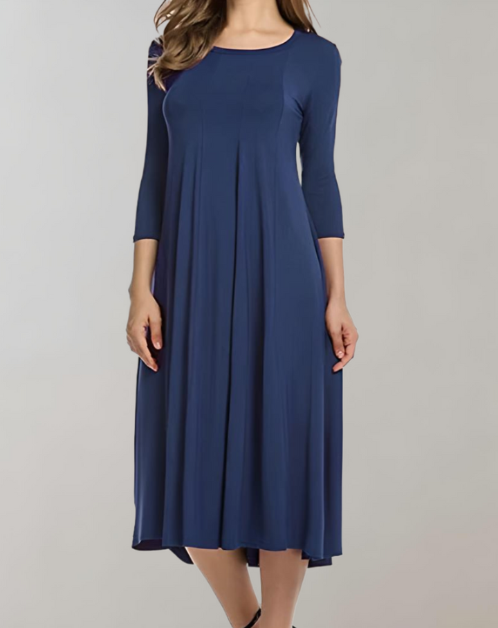 Lune London | Swing Dress with 3/4 Sleeves for A Stylish Look