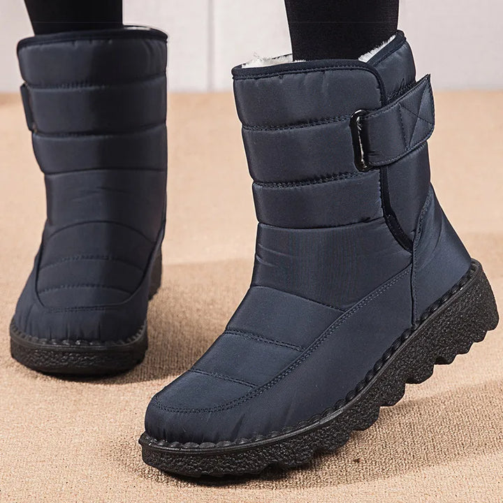 Lune London | Waterproof winter shoes for women with fur lining, black