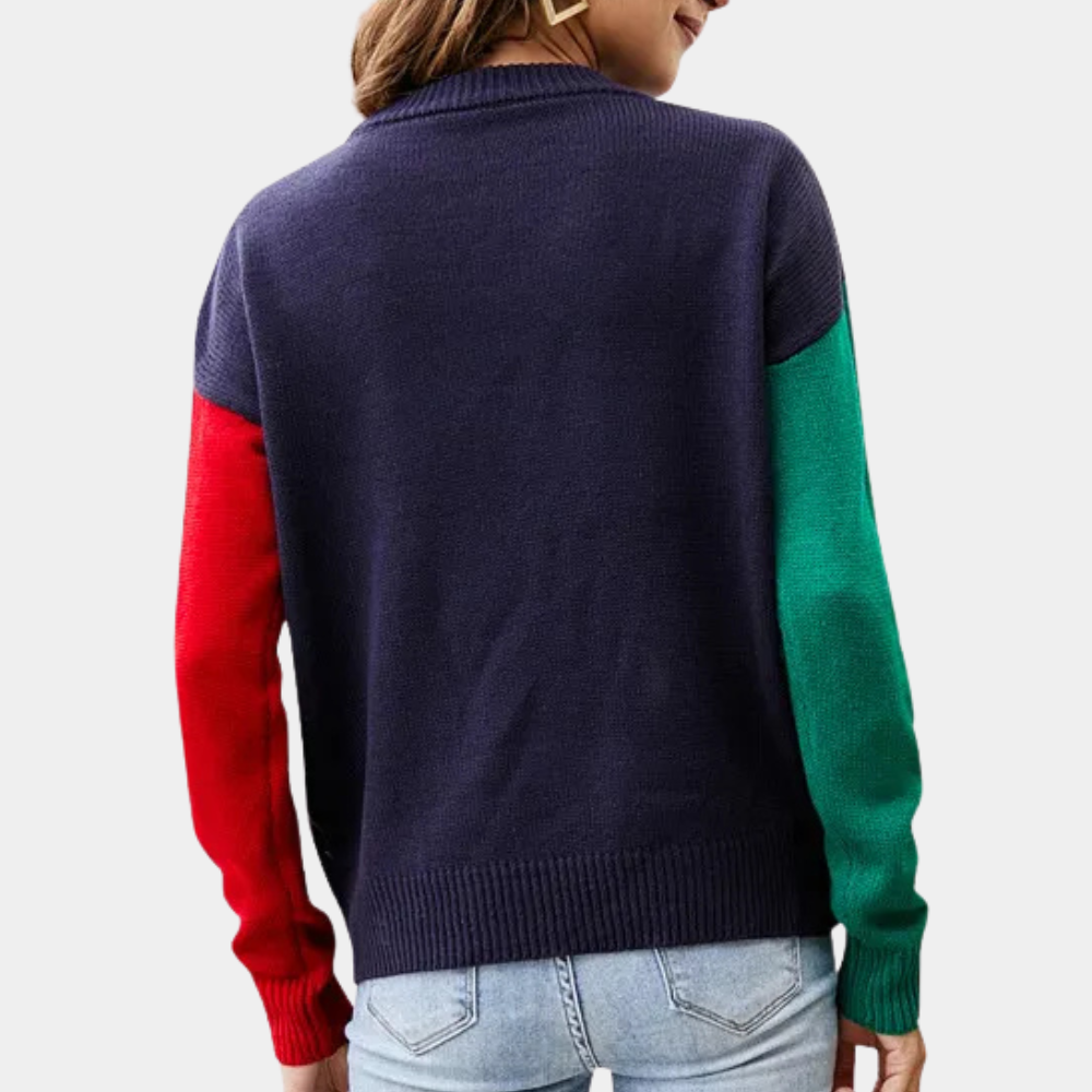 Lune London | Women's Christmas Sweater - Joyful knitted Christmas sweater