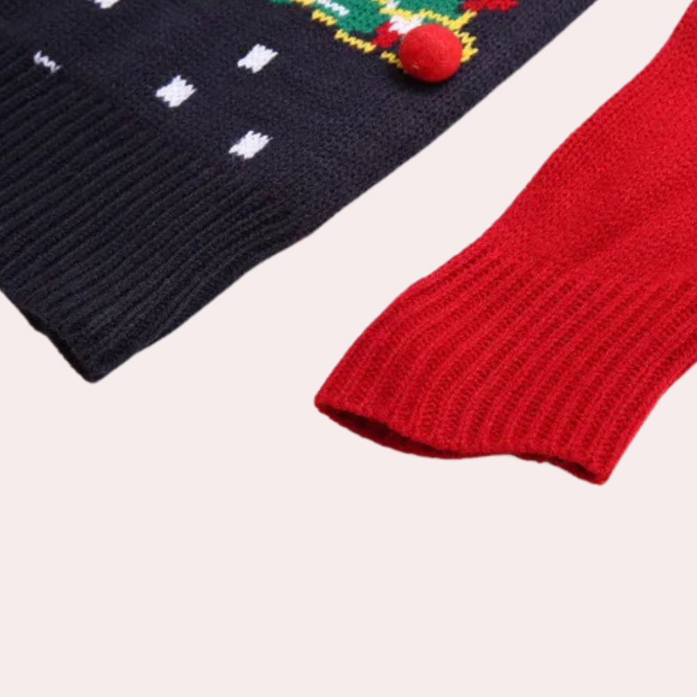 Lune London | Women's Christmas Sweater - Joyful knitted Christmas sweater