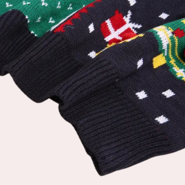 Lune London | Women's Christmas Sweater - Joyful knitted Christmas sweater