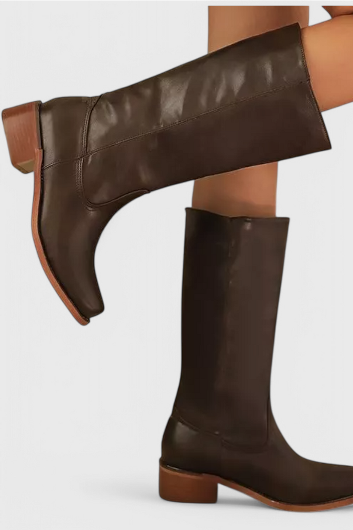 Lune London | Bottes pour femmes - Bottes élégantes à talon bloc
