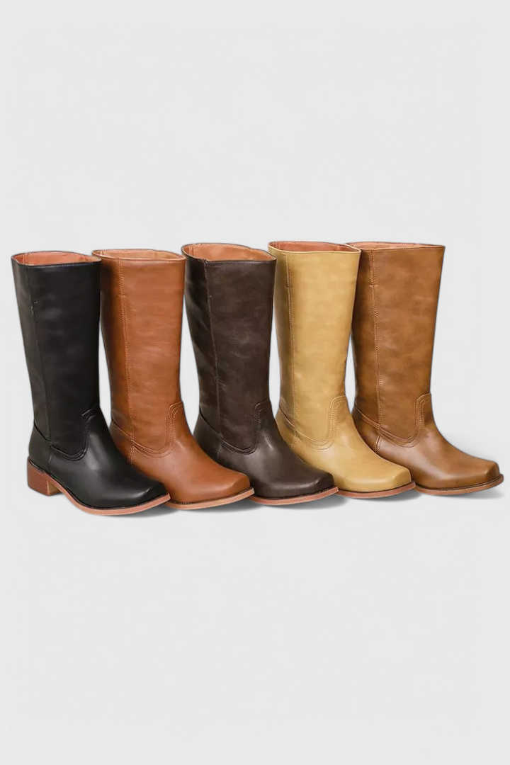 Lune London | Bottes pour femmes - Bottes élégantes à talon bloc