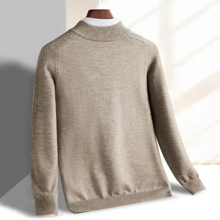 Lune London | Knit pullover for men - Ribbed structure, Light - Regular fit