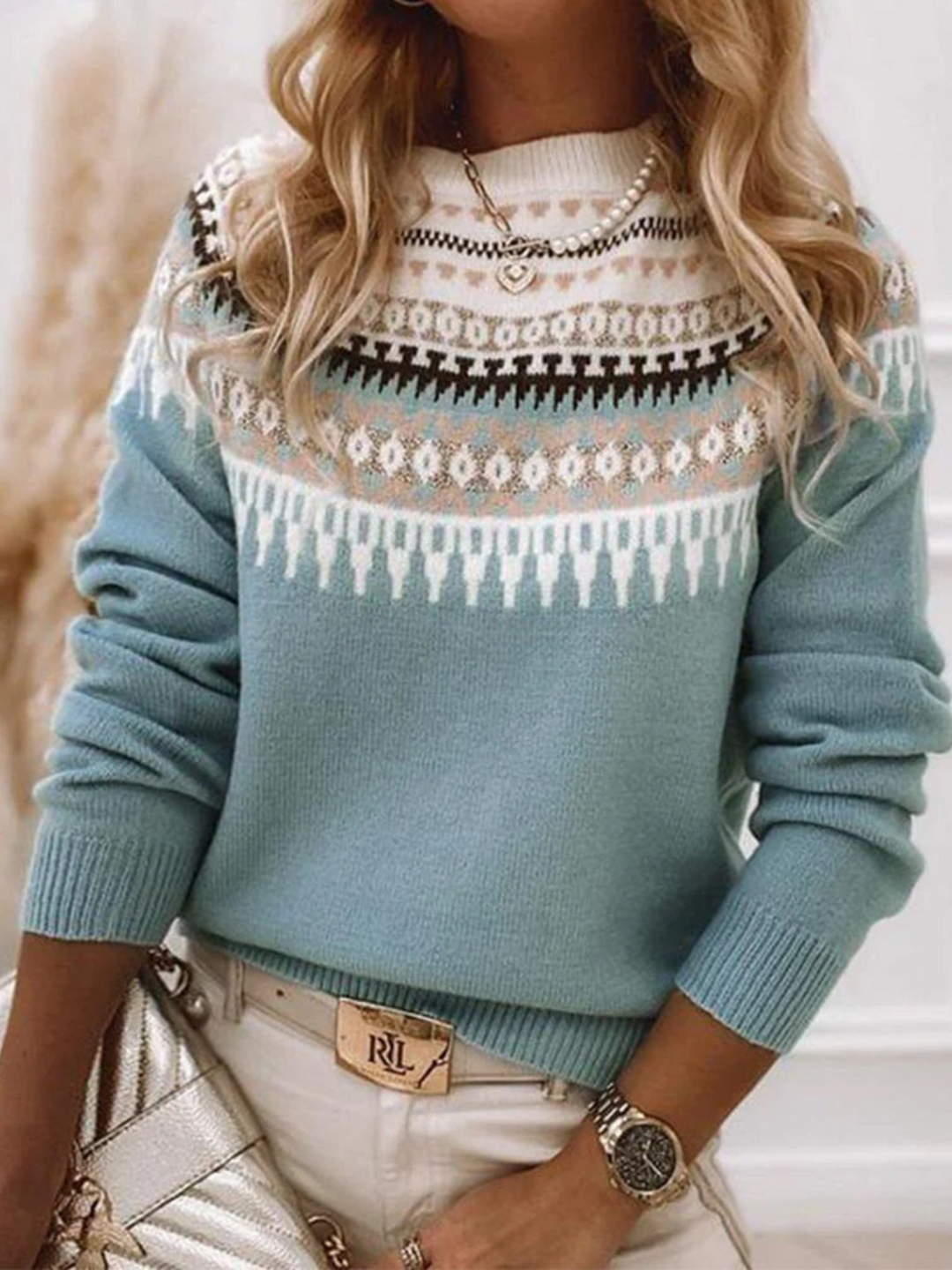 Lune London | Knitted sweater for women - Hip length
