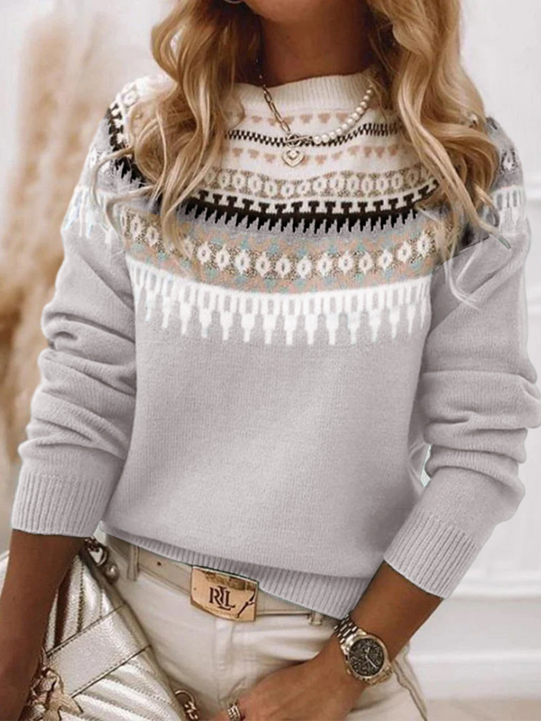 Lune London | Knitted sweater for women - Hip length