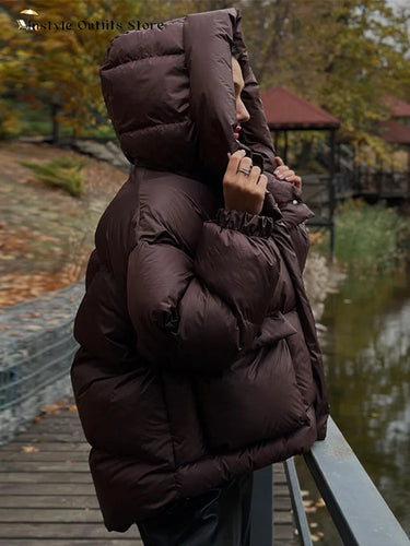 Lune London | Hooded jacket - Comfortable and warm mid-season jacket with zipper and relaxed fit