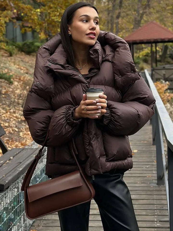Lune London | Hooded jacket - Comfortable and warm mid-season jacket with zipper and relaxed fit