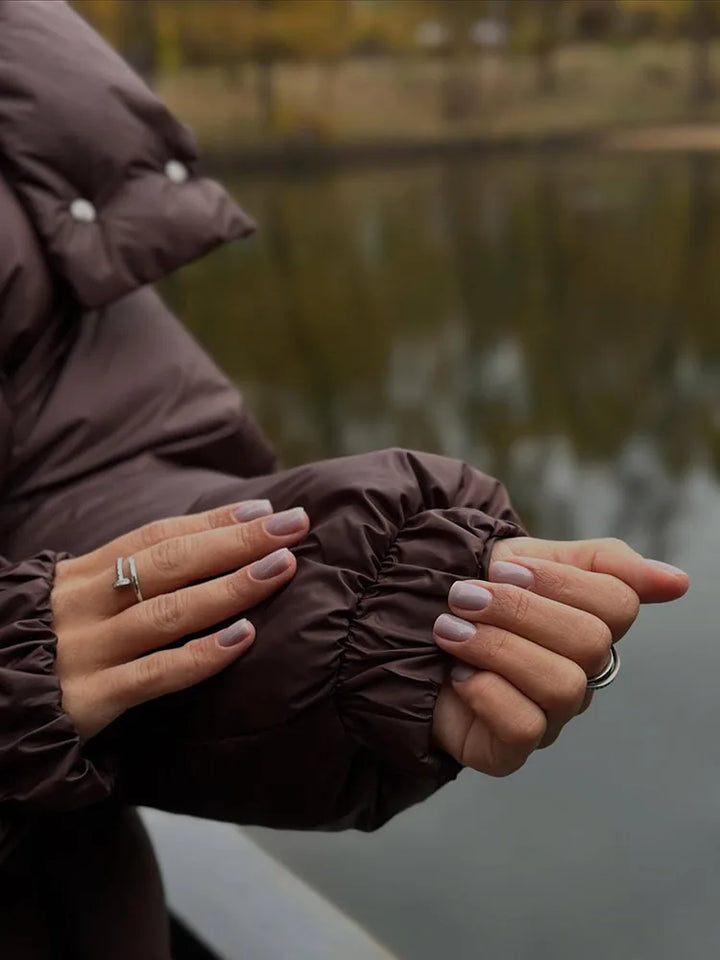 Lune London | Hooded jacket - Comfortable and warm mid-season jacket with zipper and relaxed fit