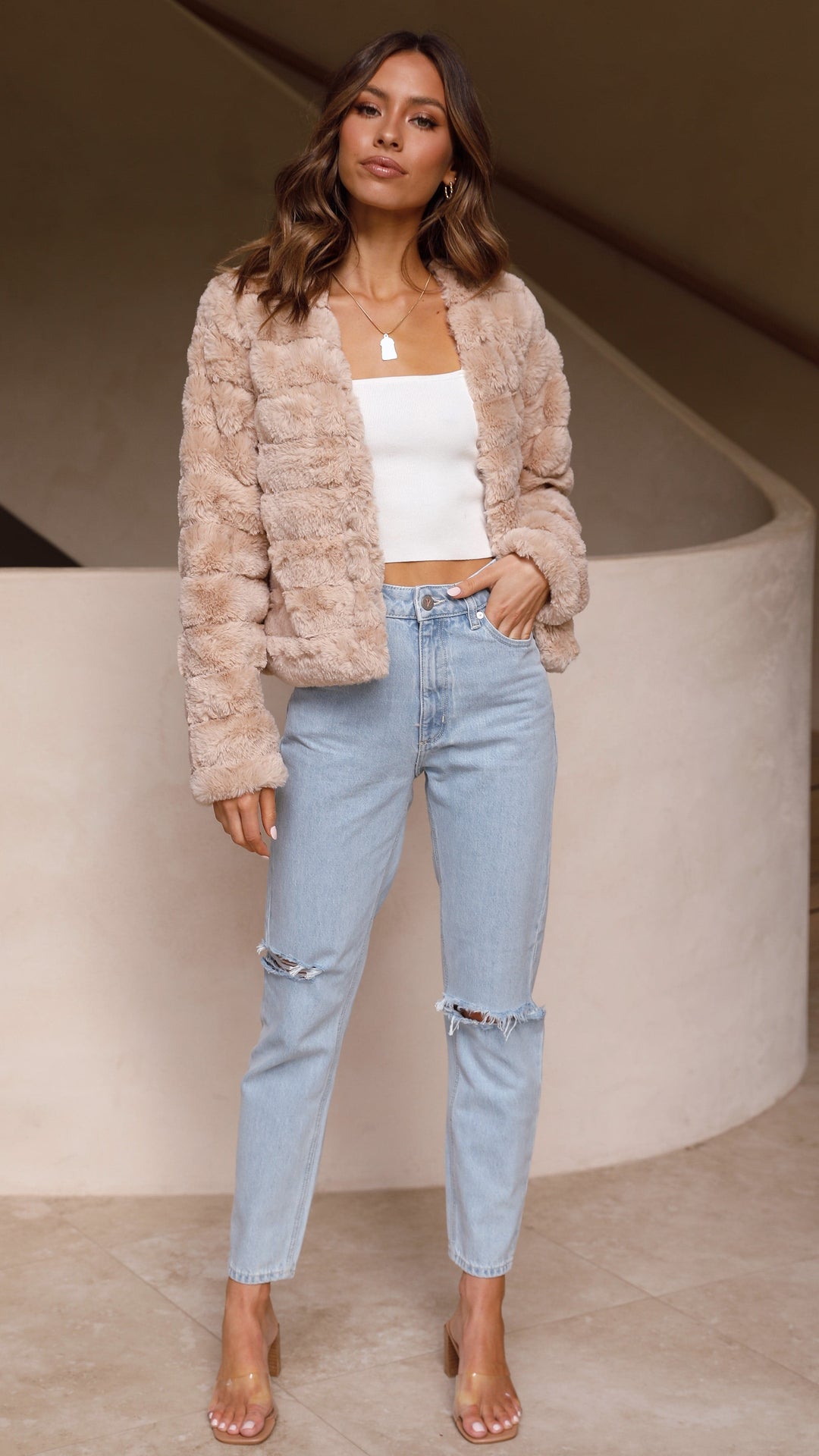 Lune London | Short Jacket - Structured Fit - Quilted Design - Open Front