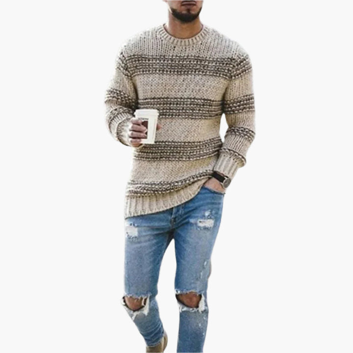Lune London | Oversized knit sweater in Norwegian style - Trendy winter sweater for leisure and everyday use