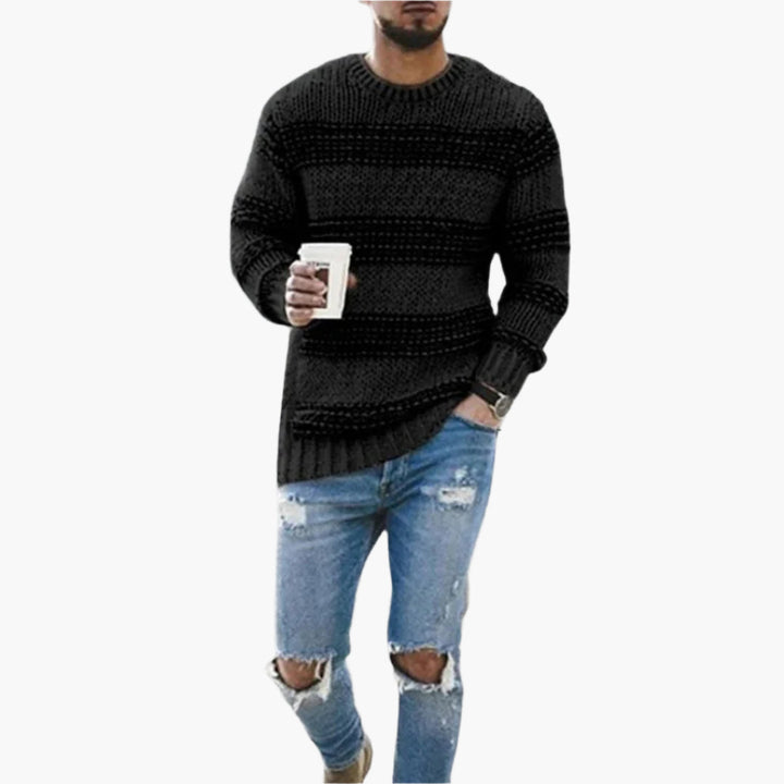 Lune London | Oversized knit sweater in Norwegian style - Trendy winter sweater for leisure and everyday use