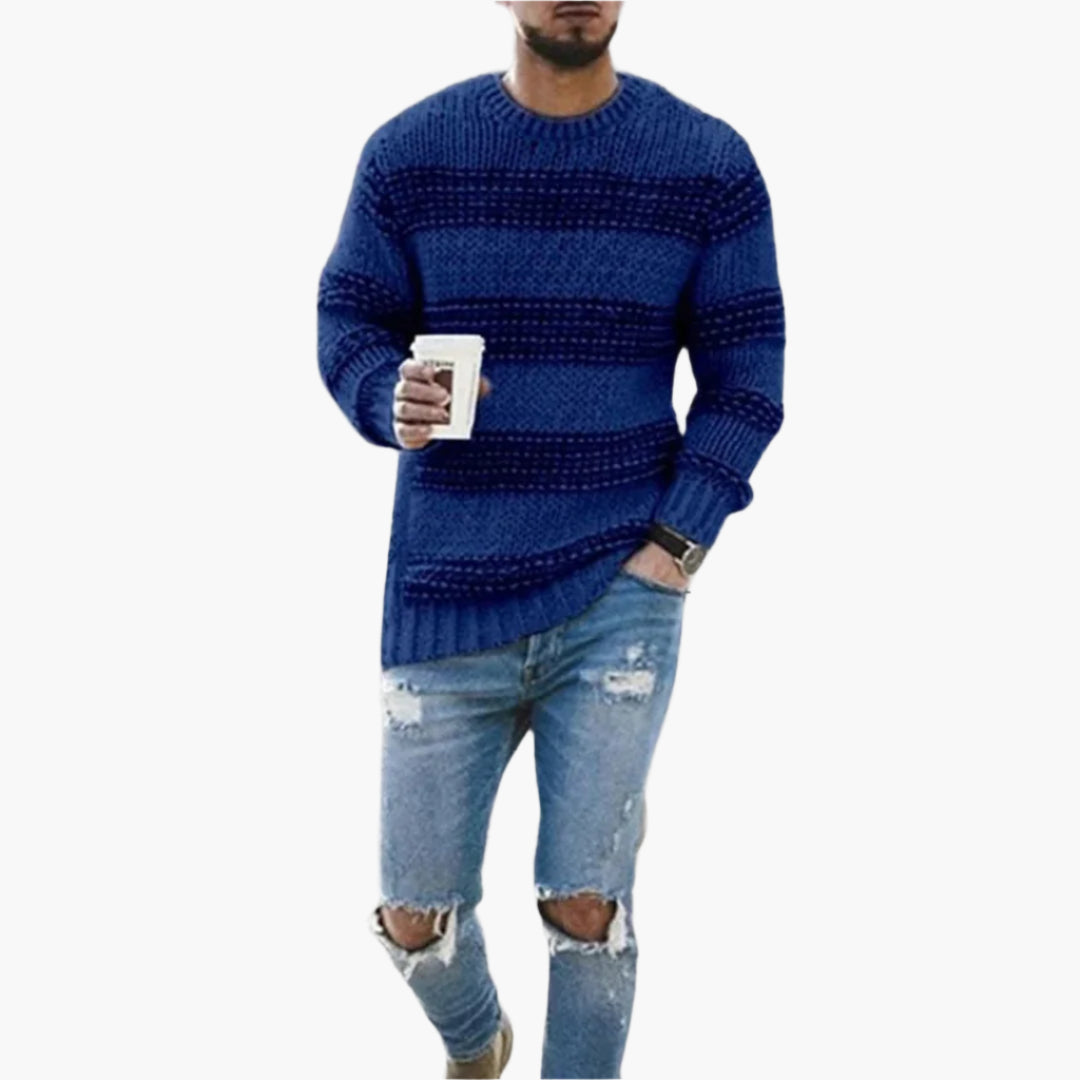 Lune London | Oversized knit sweater in Norwegian style - Trendy winter sweater for leisure and everyday use