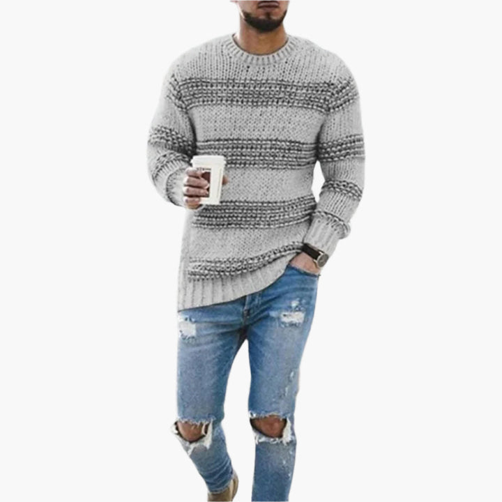 Lune London | Oversized knit sweater in Norwegian style - Trendy winter sweater for leisure and everyday use
