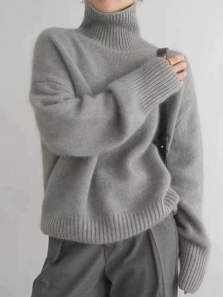Lune London | Turtleneck sweater - Oversized cut - Soft knitwear - Long-sleeved comfort