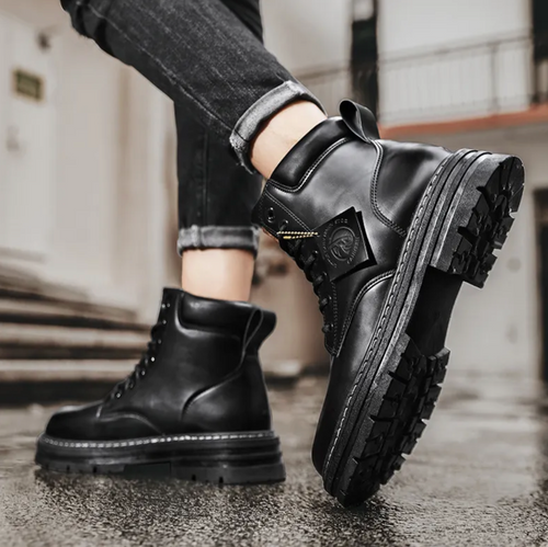 Lune London | Lace-up ankle boots for men - Water-repellent, Comfortable