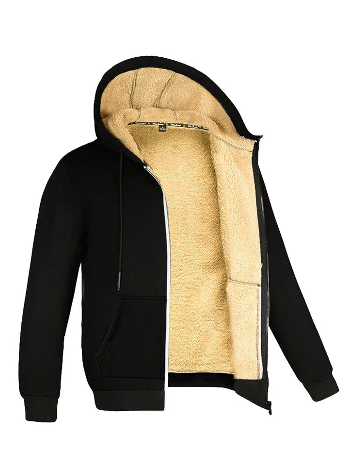 Chic Und Stil | Winter Jacket Men Warm Ergonomic Hoodie