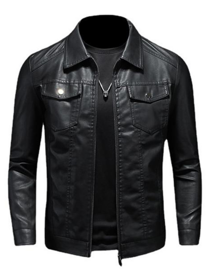 Lune London | Leather Biker Jacket for Men - Comfortable Fit