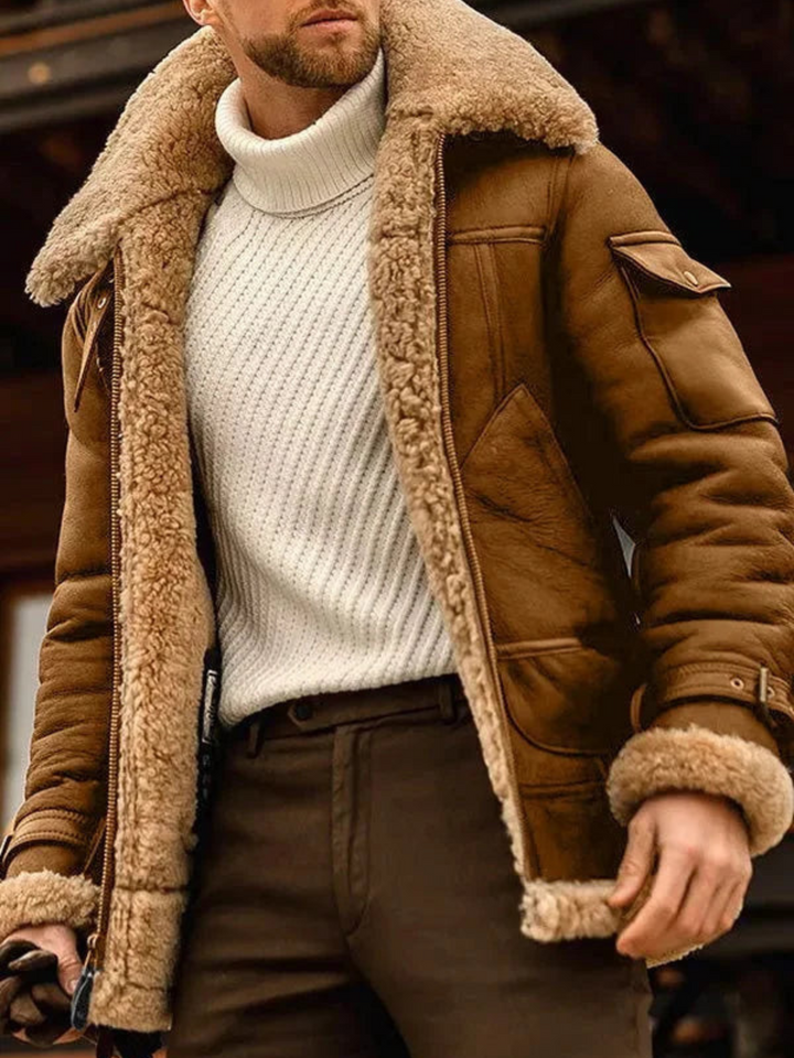 Lune London | Leather jacket for men, Regular fit - Winter