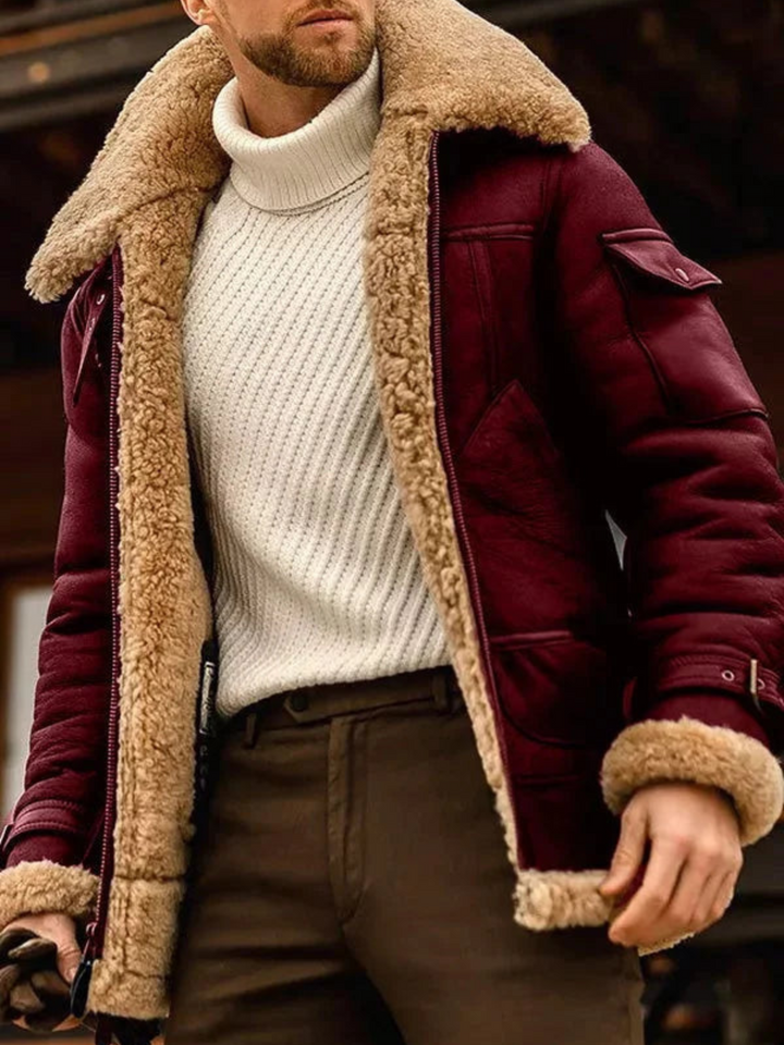 Lune London | Leather jacket for men, Regular fit - Winter
