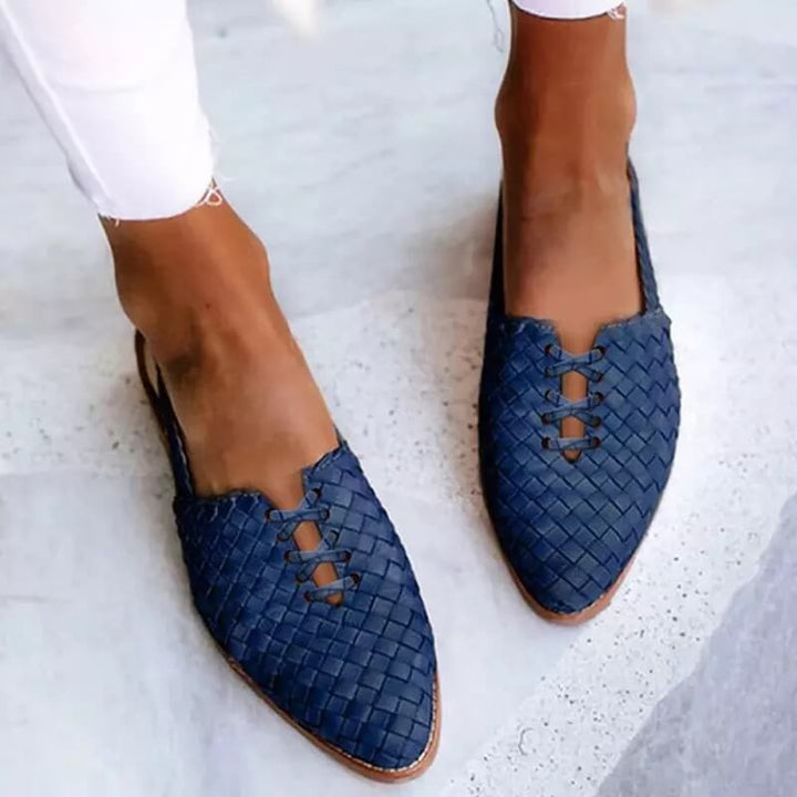 Chic und Stil | Leather Sandals - Luxury Comfort