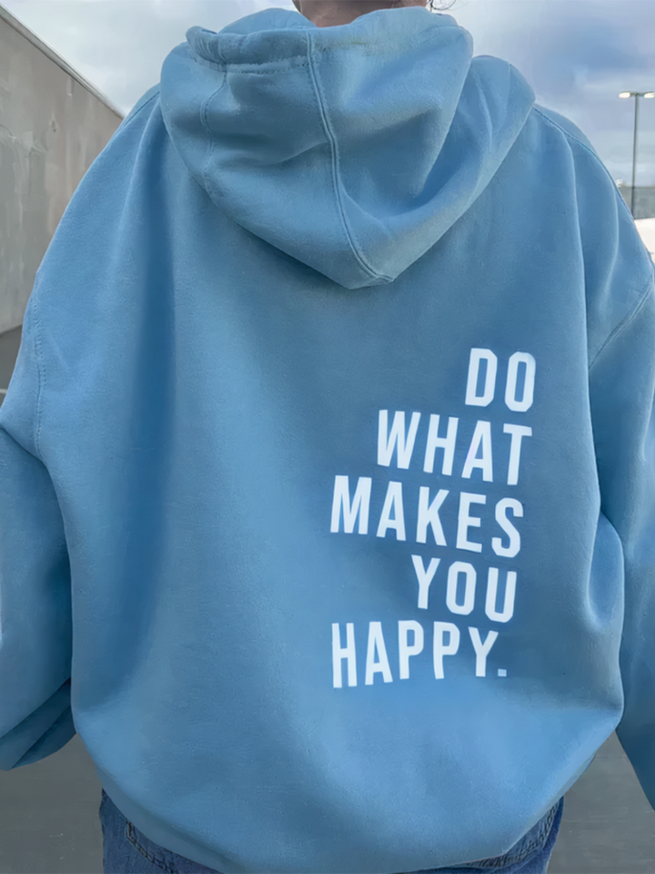 Lune London | Letter Print Hoodie for Women - Comfortable
